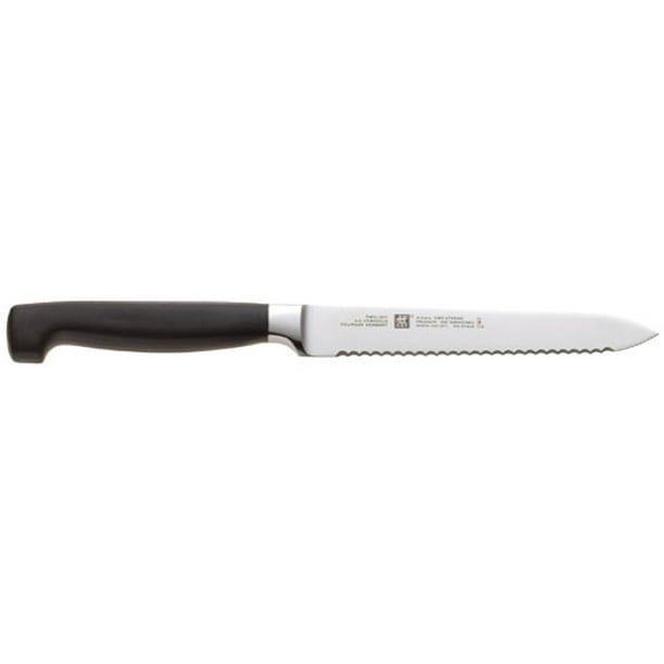 ZWILLING JA HENCKELS Four Star 5Inch MediumSized Steel Serrated