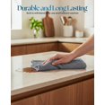 thumbnail image 4 of Utopia Towels 12 Pack Ribbed Bar Mops Towels, 16 x 19 Inches, 100% Cotton Ultra Absorbent Bar Towels and Cleaning Towels (Grey), 4 of 9