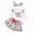 Clear, variant on zuwimk Newborn Baby Girl Fall Outfit Set Romper Pants Infant Clothes Letter Print Long Sleeve Ribbed Jumpsuit Bodysuit Clothing(6-9 Months,Clear)