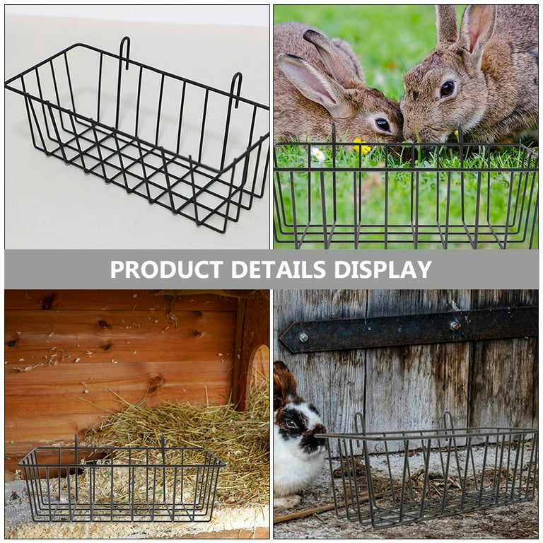 Bunny feeder for clearance cage