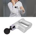 thumbnail image 4 of Massage , 5 Massage Heads Muscle Massage Professional Vibrating Massage   For Business Trip Silver, 4 of 8