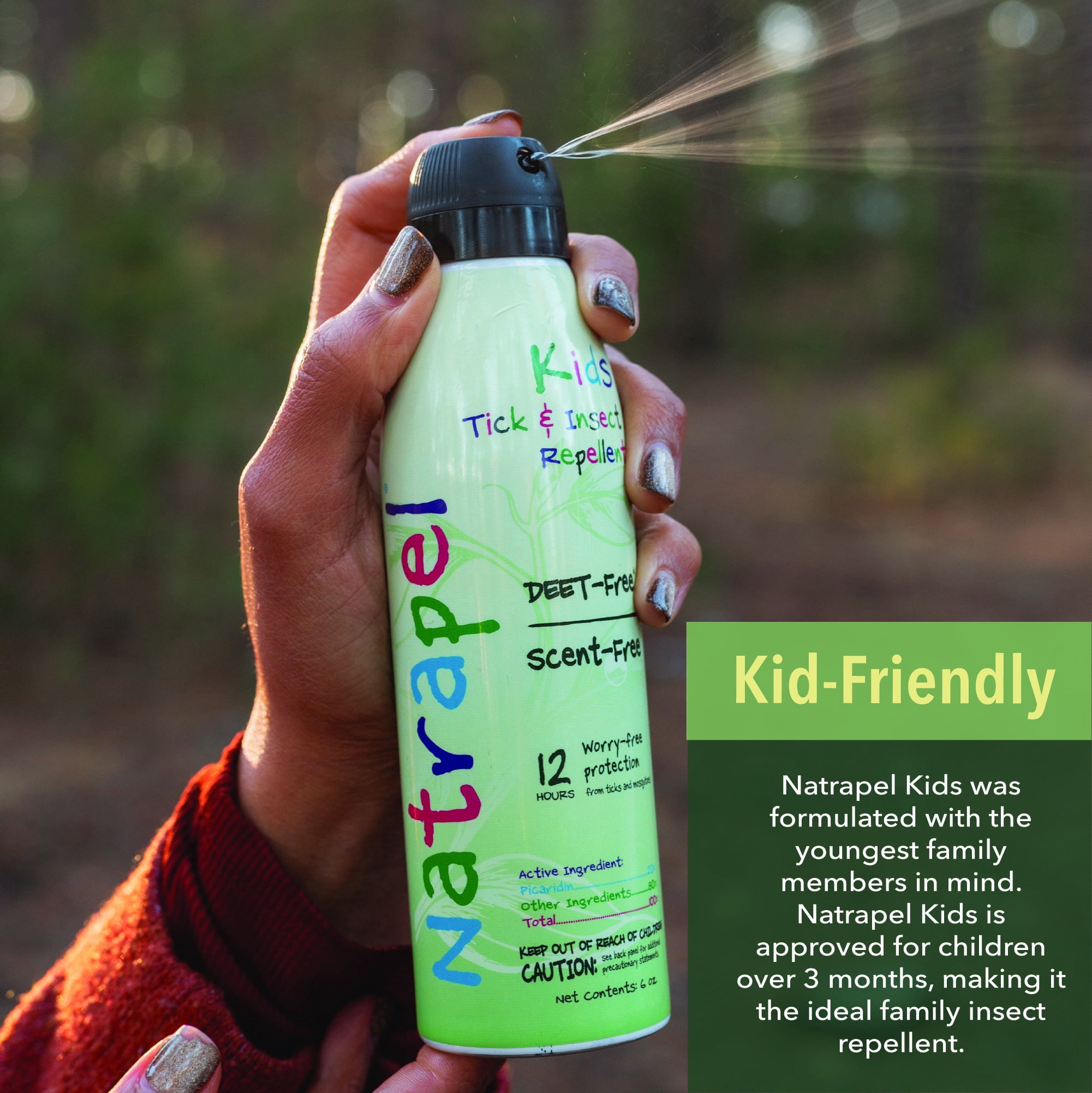 Natrapel Kids Tick & Insect Repellent Spray, 6 oz.
