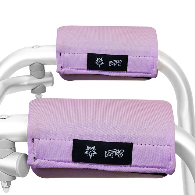 Universal Walker Padded Hand Grip (2 Pack) Covers Non Slip Cushion Memory Foam Core Padding