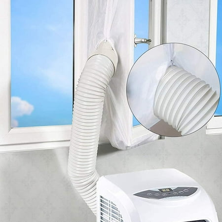 

400cm Window Seal for Portable Air Conditioner and Tumble Dryer Compatible with Every Mobile Air Conditioning Unit Air Exchange Guards with Zip and Waterproof