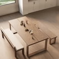 thumbnail image 3 of Design Modern Dining Tables Conference Wooden Coffee Dining Tables Kitchen Outdoor Mesa Comedor Living Room Furniture YN50DT My Lux Decor Round, 3 of 35