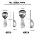 thumbnail image 3 of U-Taste 18/8 Stainless Steel Coffee Scoop: Durable Metal Kitchen Baking Cooking Measuring Coffee Scoop 1 tablespoon & 2 tablespoon, 3 of 9