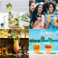 thumbnail image 5 of GoXteam 100 Coconut Tree Drinking Straws, Hawaiian Beach Cocktail Luau Party Decorations Supplies, 5 of 7