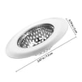 thumbnail image 2 of Raindrops 2Pcs Sink Strainers Stainless Steel for Food Catcher Drain Kitchen Use, 2 of 8