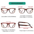 thumbnail image 2 of Eyekepper Readers Square Large Lenses Spring-Hinges Reading Glasses Women Tortoise +3.00, 2 of 5