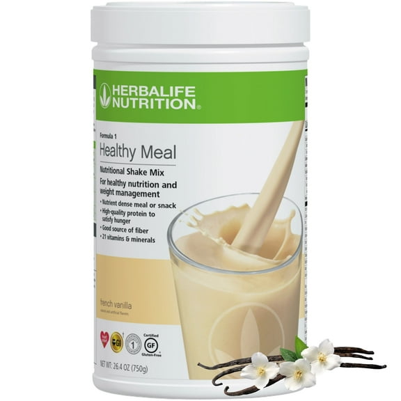 Herba life. French Vanilla Flavor: Formula 1 Instant Healthy Meal Nutritional Shake Mix - 750 g