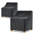 thumbnail image 1 of Fundas Impermeables para Sillas de Patio Likorlove 29x30x36cm Negras 2 unidades, 1 of 8