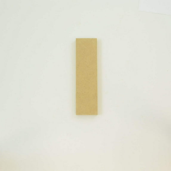 Package of 1, 6 Inch X 1/2" Thickness MDF Letter I in The Arial Font, Thick, Upper Case for Art & Craft Project, Made in USA