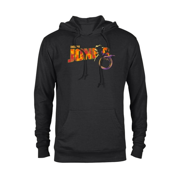 Lucasfilm Indiana Jones and the Dial of Destiny ‘60s Name - Pullover Hoodie for Adults - Customized-Black