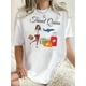 thumbnail image 1 of Camisetas De Manga Corta Para Mujer, Camisetas De Verano Para Deportes, Pesca, SenderismoChic & Comfy Women's T-Shirt with Fun Travel Lady Print - Casual Crew Neck, Short Sleeve, Stretchy Polyester, 1 of 6