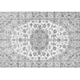 thumbnail image 1 of Ahgly Company Indoor Rectangle Medallion Gray Traditional Area Rugs, 5' x 8', 1 of 1