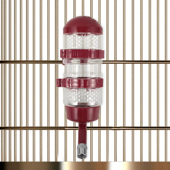 Raindrops Hanging Dog Water Bottle Dispenser for Cage Use Provides Secure Fresh Water for Pets