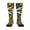 1 Black, variant on Women's Knee High Socks Thin Blue Line Maryland Flag Thermal Soft Knee Long Socks
