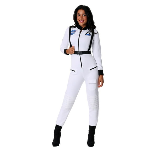Women's White Astronaut Costume