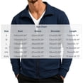 thumbnail image 2 of yillto Men Jackets Collared Zip up Lightweight Casual Business Coat Fitting Big and Tall Jacket, 2 of 5