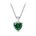 thumbnail image 1 of Señora collar de cristal del corazón brillante joyería en forma de corazón Zircon collar de corazón para el Día de San Valentín Cumpleaños, 1 of 4