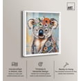 thumbnail image 2 of Flower Child Koala Shadowbox Print Zoo Art by Art Remedy, White Frame, 16 x 20, 2 of 6