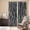 Black, variant on Red Striped Kitchen Curtains Window Panels, Classic Minimalist Waves Lines Pattern Insulated Window Treatment Curtain, Grommet Curtains for Bedroom/Living Room/Bathroom, 2 Piece 27.5"Wx39"L