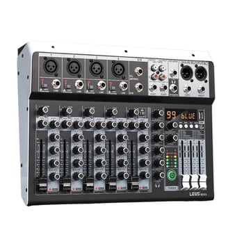 Studio-Z 8 Ch 800W Powered Mixer MP3 USB - Walmart.com