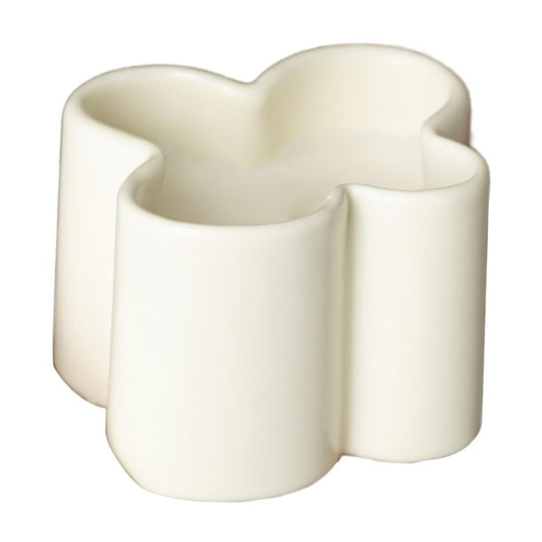 Recipiente para velas vacío, elegante y decorativo, individual, para hacer portavelas, para regalos caseros, manualidades y adornos. Beige