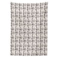 thumbnail image 2 of Cherry Blossom Tablecloth, Vertically Aligned Parallel Branches of Japanese Traditional Sakura Design, Rectangle Satin Table Cover for Dining Room and Kitchen, 60" X 84", Black Beige, by Ambesonne, 2 of 2