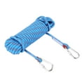 thumbnail image 1 of Cuerda de paracaídas Panchute Corad de alta resistencia de 12 mm con mosquetón para escalada (azul, 20 m), 1 of 6