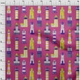 thumbnail image 4 of oneOone Polyester Spandex Yellow Fabric Sea Lighthouse Craft Projects Decor Fabric Printed By The Yard 56 Inch Wide, 4 of 6