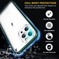 thumbnail image 5 of Protective Clear Case for iPhone 14 Pro Max 6.7 Inch [5 in 1] Grade Transparent Phone Case with 2pcs Tempered Glass Screen Protectors & 2pcs Camera Protectors Shockproof (Clear Green), 5 of 15