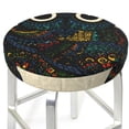 thumbnail image 3 of Disketp Owl With Mandala Stool Covers Round, Super Soft Round Bar Stool Cushion Covers Seat Cushion - 12 Inch, 3 of 7