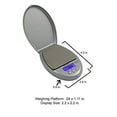 thumbnail image 4 of FAST WEIGH 100 X .01G DIGITAL SCALE SILV, 4 of 4