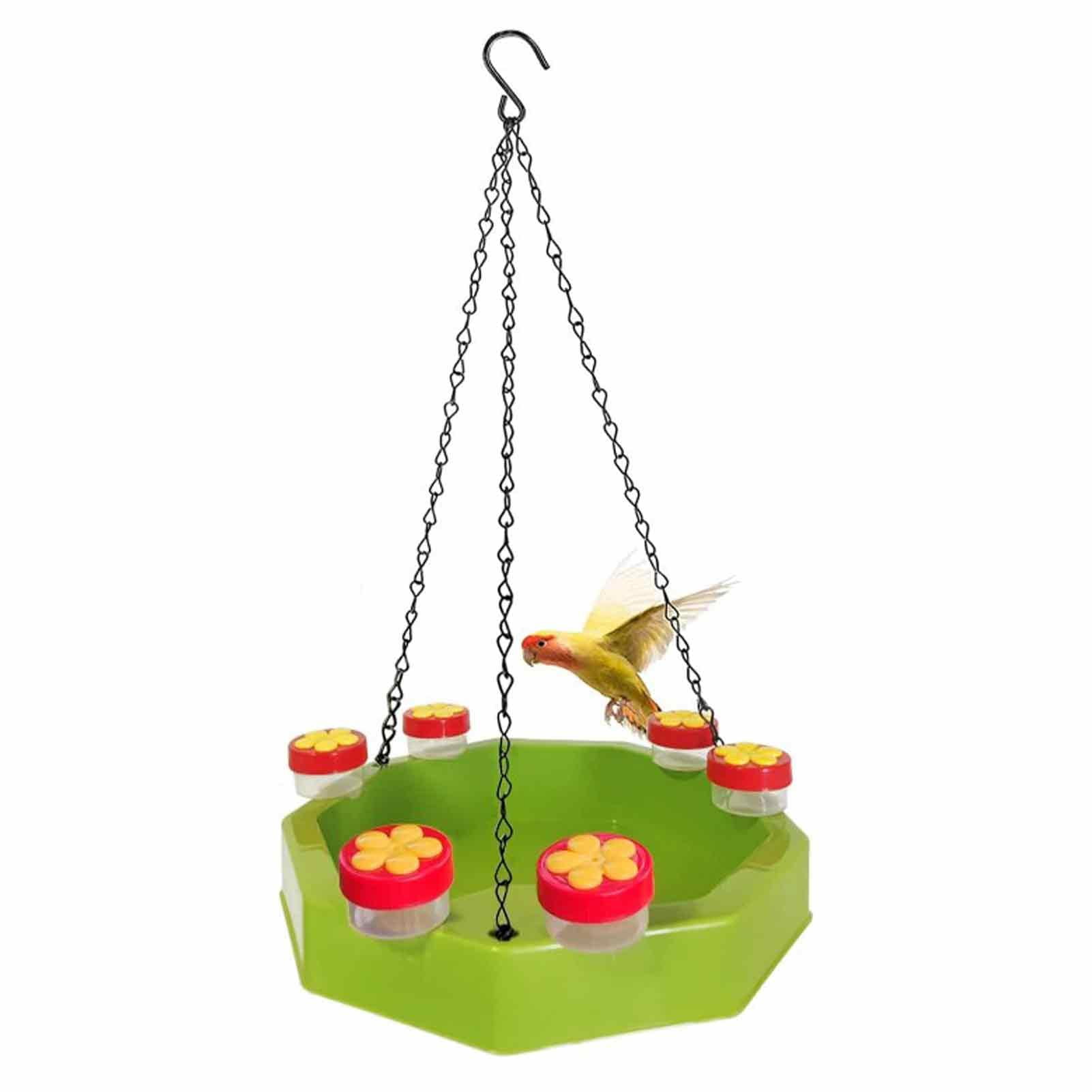 Hanging Bird Bath Bird Water Feeder Tray Hanging Bird Feeders for