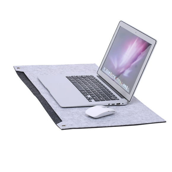 Alfombrilla de escritorio Bling Bling fieltro gris oscuro 63 x 33,5 cm