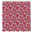 thumbnail image 3 of Ambesonne Sugar Skull Shower Curtain, Mexican Holiday, 69"Wx84"L, Multicolor, 3 of 3