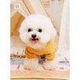 thumbnail image 3 of 1pc Yellow Waffle Grid Four-Legged Pet Clothes For Cats And Dogs, Suitable For Daily Wear, 3 of 5
