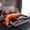 Orange, variant on Feelyou Tokyo Ocean Wave Twin Sheet Sets, Pink Cherry Blossoms Bedding, 3pcs