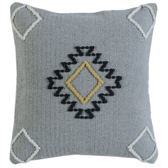 LR Home Scandinavian Diamond Motif Throw Pillow