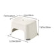 thumbnail image 3 of Muebles para el hogar, oficina, baño, taburete pequeño, taburete de plástico, taburete para niños, taburete de plástico grueso antideslizante, taburete bajo para bebé, taburete de baño, asiento pequeñ, 3 of 6