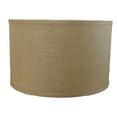 thumbnail image 7 of Classic Burlap Drum Lampshade, 8-inch to 16-inch Bottom Size Available Mustard Yellow 16", 7 of 7