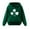 White, variant on MEZZALL Unisex Kids St Patricks Hoodie with Kangaroo Pocket Shamrock Print Sweatshirt for Boy Girl 3-13 Years