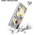 thumbnail image 6 of Xpression Case for LG K53, LG K52 Clear Fashion IMD Pattern Design Hard Back PC Hybrid Bumper TPU Soft Rubber Silicone Ultra Slim Phone Cover [Perfume Floral], 6 of 9