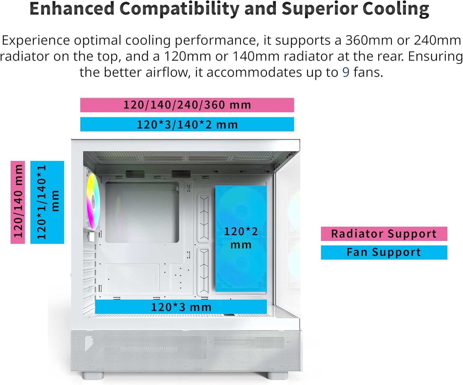 Montech XRW ATX Mid-Tower PC Gaming Case