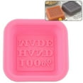 thumbnail image 4 of Square DIY Craft Art Handmade Soap Making Molds Flexible Silicone Soap Mould Random Color, 4 of 4