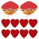 thumbnail image 5 of 10 Uds. Broche de ropa con forma de corazón, Pin para el pecho, broches de alfiler para cuello del Día de San Valentín, 5 of 5