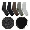 thumbnail image 3 of 5 pares de calcetines cálidos de invierno para hombre, suaves y térmicos de algodón, gruesos y absorbentes de humedad para botas de invierno y frío, 3 of 7