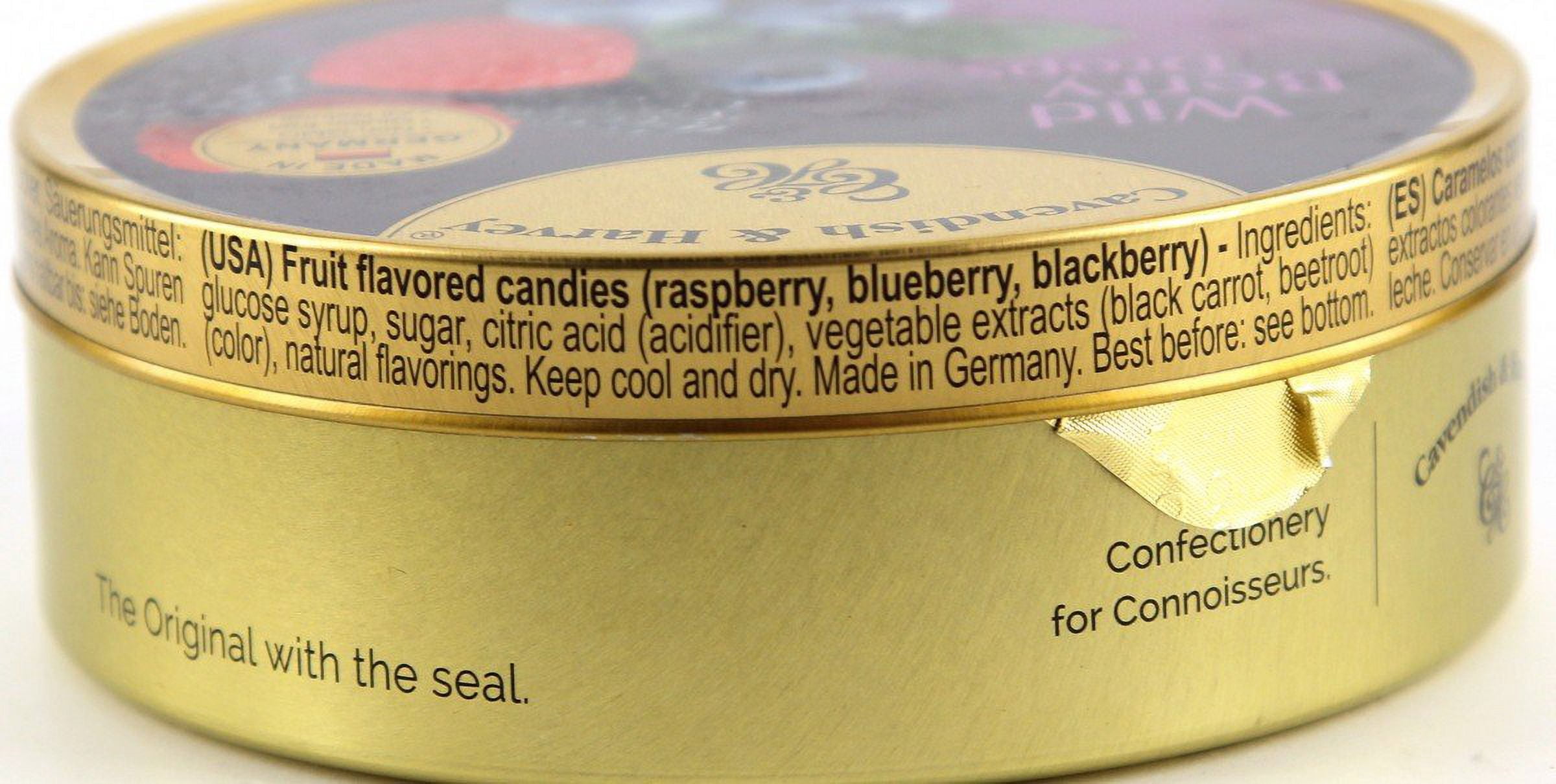 Cavendish & Harvey | Wild Berry Hard Candy Drops | 5.3 Ounce Tin - 4 Pack