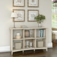 thumbnail image 2 of Bush Furniture Salinas 6 Cube Bookcase Organizer, Antique White, 2 of 5